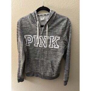 Victoria's Secret PINK Grey Marl Full Zip Hoodie  Sweatshirt Mens Medium
A900